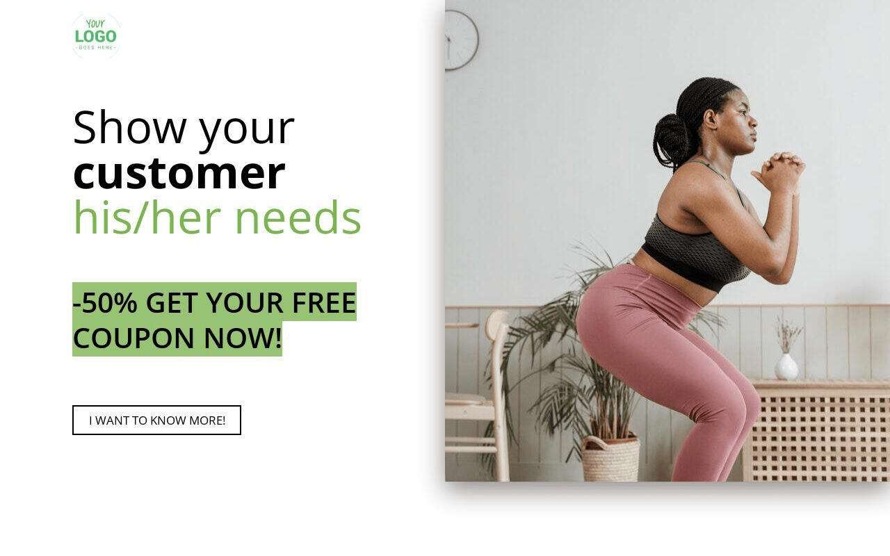 Fitness & Gym Carrd template screenshot
