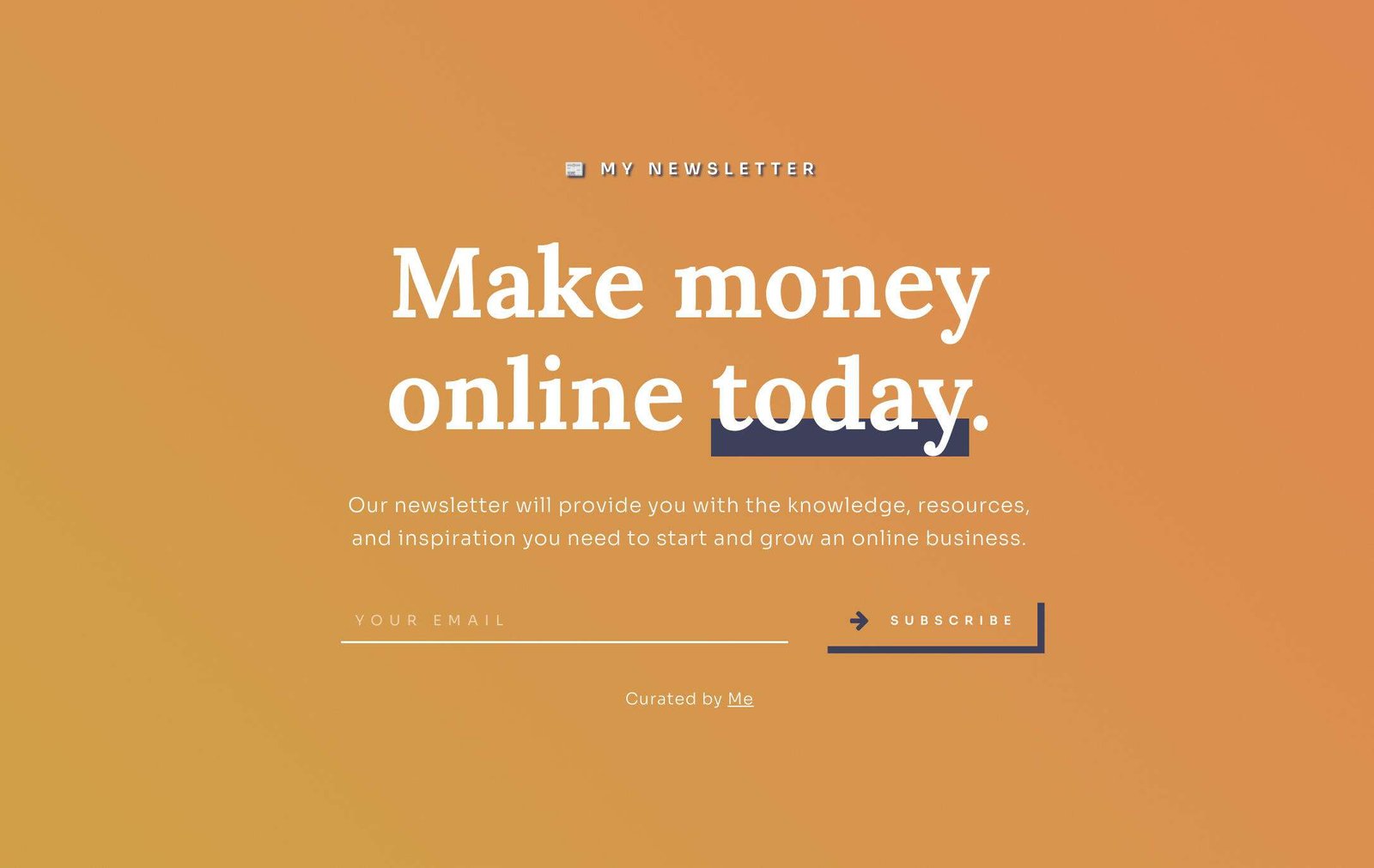 Make Money Newsletter – Templatery