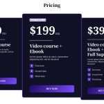 Premium Pricing Carrd Template